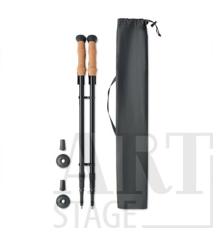 Fully adjustable walking poles