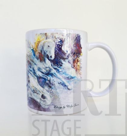 Ceramic mug with print