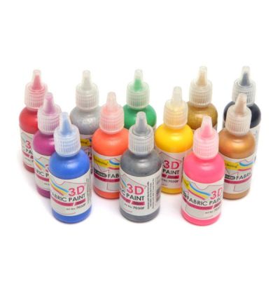 Embossing paints for textiles