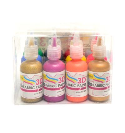 Embossing paints for textiles