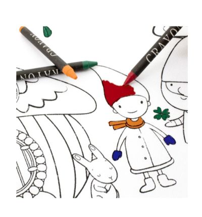 Children's apron set for coloring 