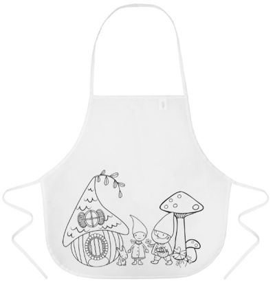 Children's apron set for coloring 