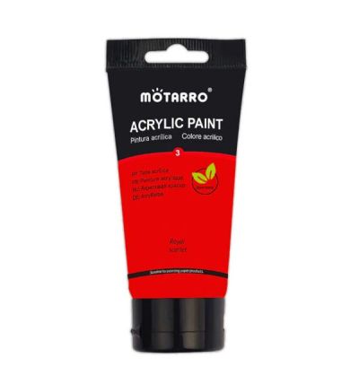 Акрилна боя - Royal scarlet 75 ml.