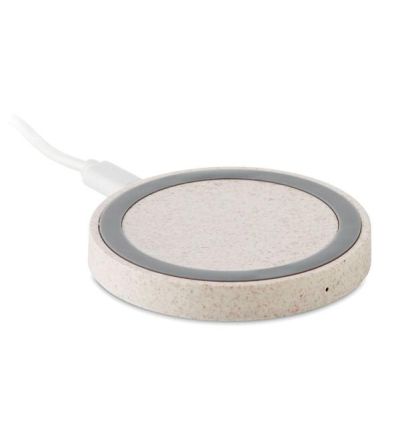 Wireless charger in wheat straw