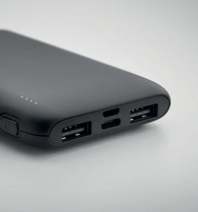 Power bank 5000 mAh in recycled ABS