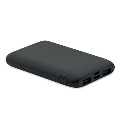 Power bank 5000 mAh in recycled ABS