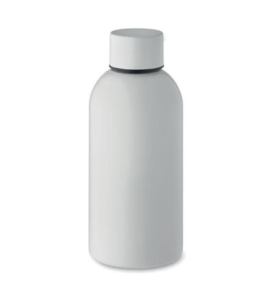 Single wall bottle in recycled stainless steel