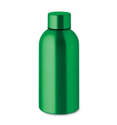 Single wall bottle in recycled stainless steel
