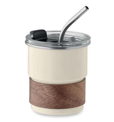 Single wall tumbler in recycled stainless steel