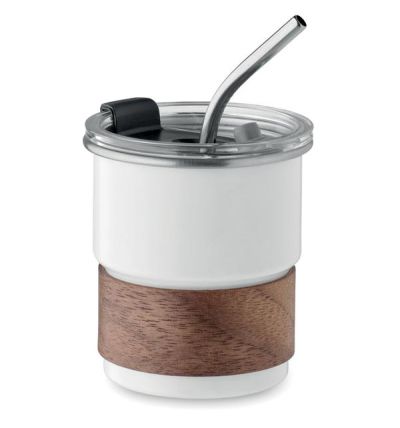 Single wall tumbler in recycled stainless steel