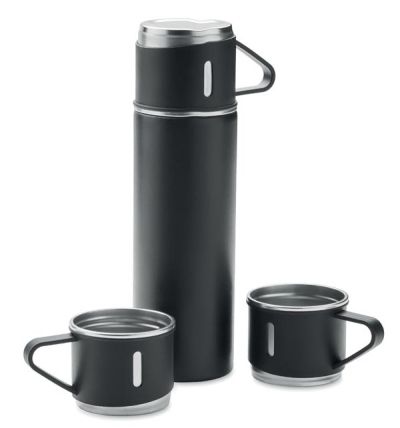 Set of flask with 2 cups