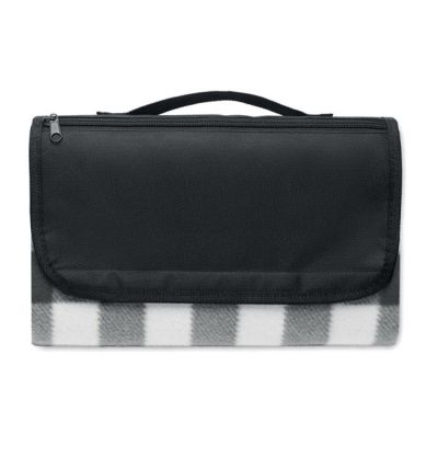 Foldable RPET 150 gr/m² polar fleece picnic blanket 