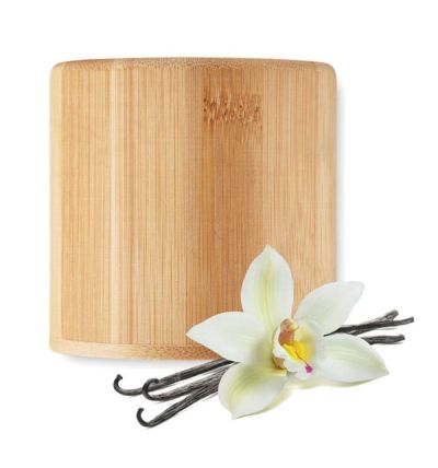 Vanilla fragrance plant based wax candle