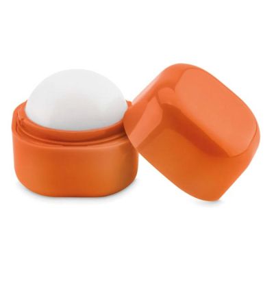 Natural ball shaped lip balm 