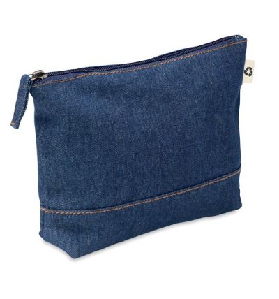 Cosmetic pouch with zipper 