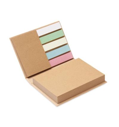 3-piece recycled paper sticky note memo pad