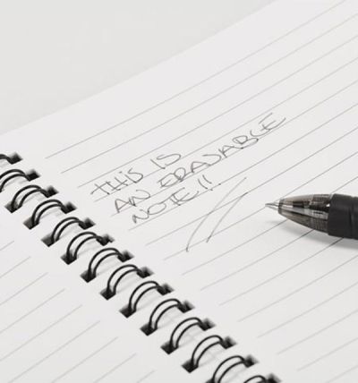 A5 Reusable notebook in PP cover