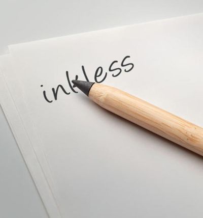 Long lasting bamboo inkless pen 
