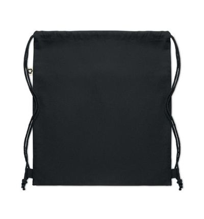 Drawstring bag made from recycled cotton with natural cords