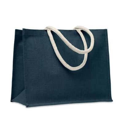 Jute laminated shopping or beach bag 