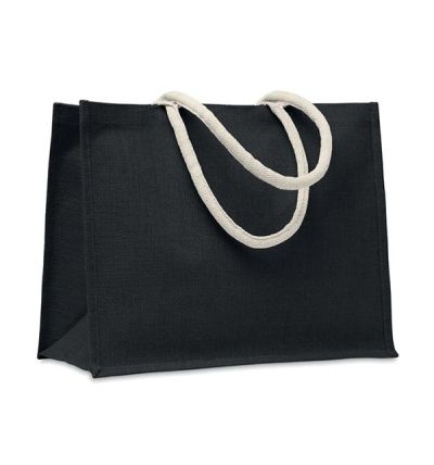 Jute laminated shopping or beach bag 