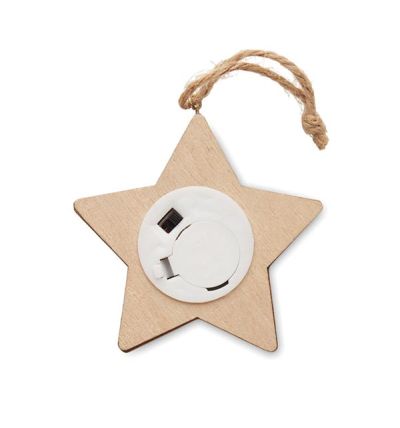 Decorated star with 5 LED light