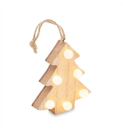 Decorated tree with 6 LED light 
