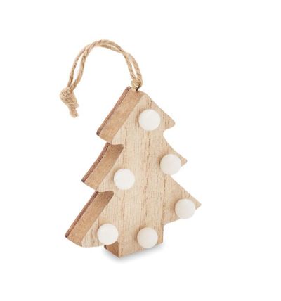 Decorated tree with 6 LED light 