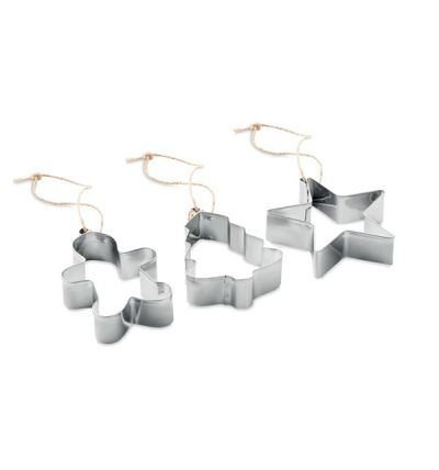 Set of 3 cookie cutters