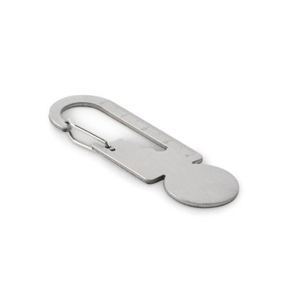 Trolley token with key ring 