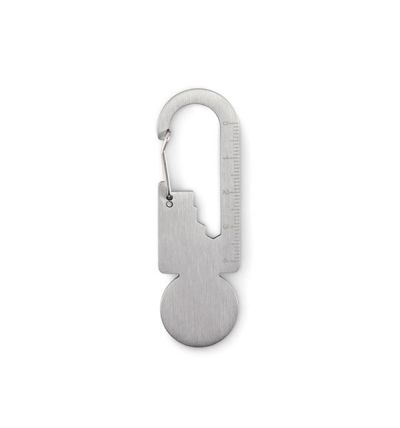 Trolley token with key ring 
