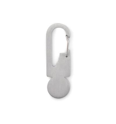 Trolley token with key ring 