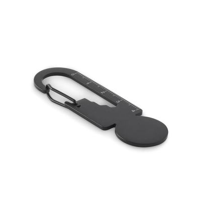 Trolley token with key ring 