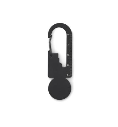 Trolley token with key ring 
