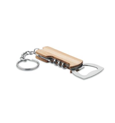 3 in 1 tool pocket with bamboo case and key ring