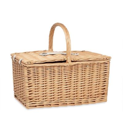 4 person wicker picnic basket set