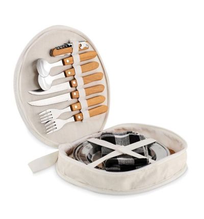 Set of 2 tableware picnic set