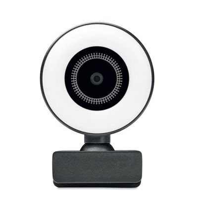 HD Webcam with LED Ring Light