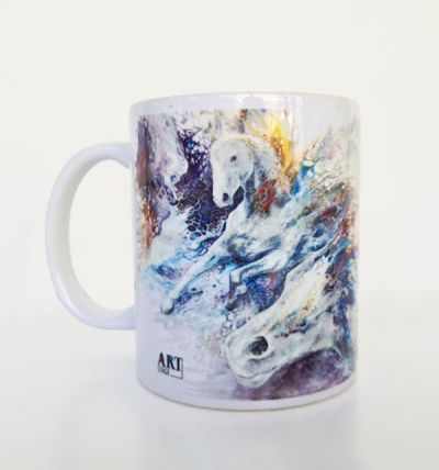 Ceramic mug with print