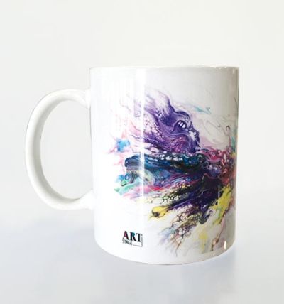 Ceramic mug with print