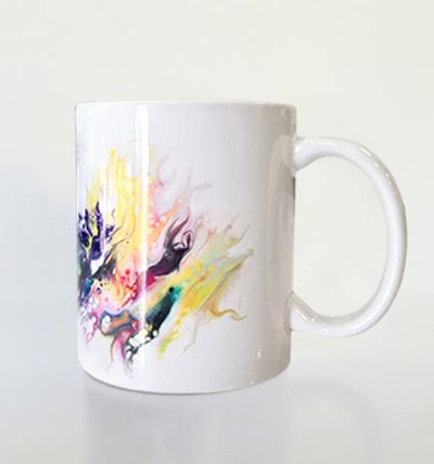 Ceramic mug with print
